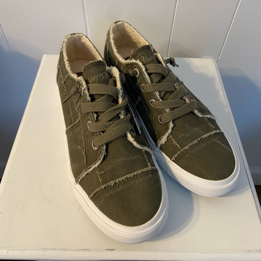 Blowfish Olive Canvas Sneakers